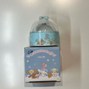 Sanrio Cinnamoroll Dome jewelry trinket  Box - Baby Blue & White ft mocha